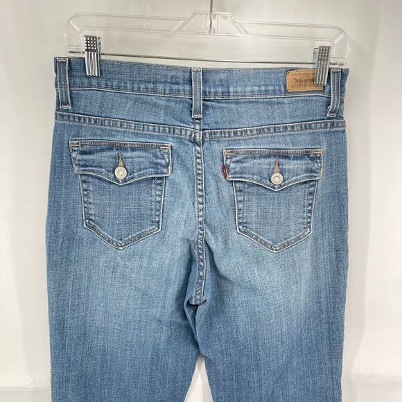 Levi's Womens Bootcut 512 Jeans Perfectly Slimming Medium Wash Size 10 Medium - Picture 5 of 10